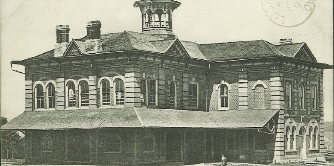 Historic photo of Orangeville Town Hall